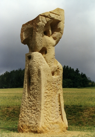 Boží muka, pískovec, Vanov 2000, 400 cm Boží muka, pískovec, Vanov 2000, 400 cm